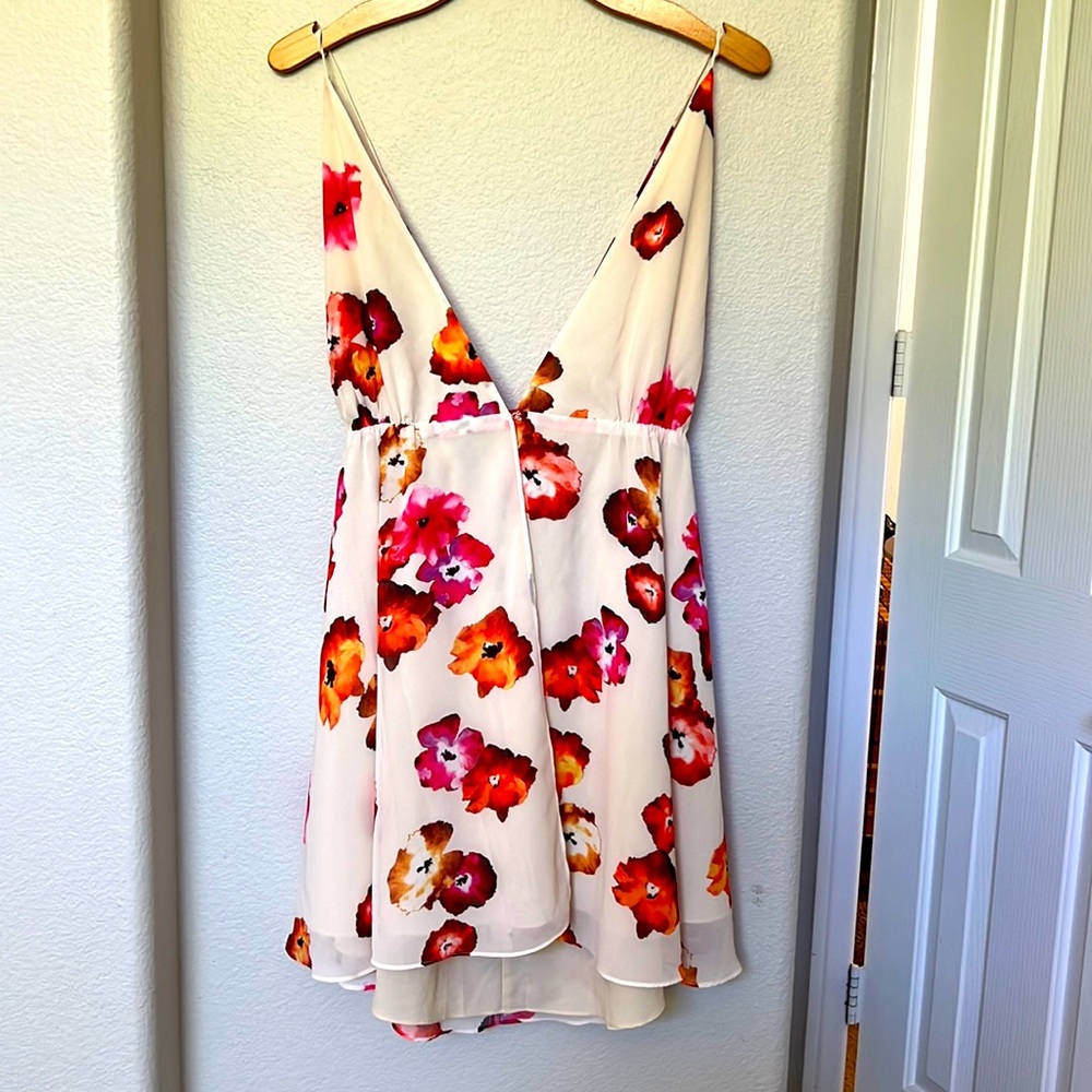 Haute Hippie Floral Dress, Size Small
